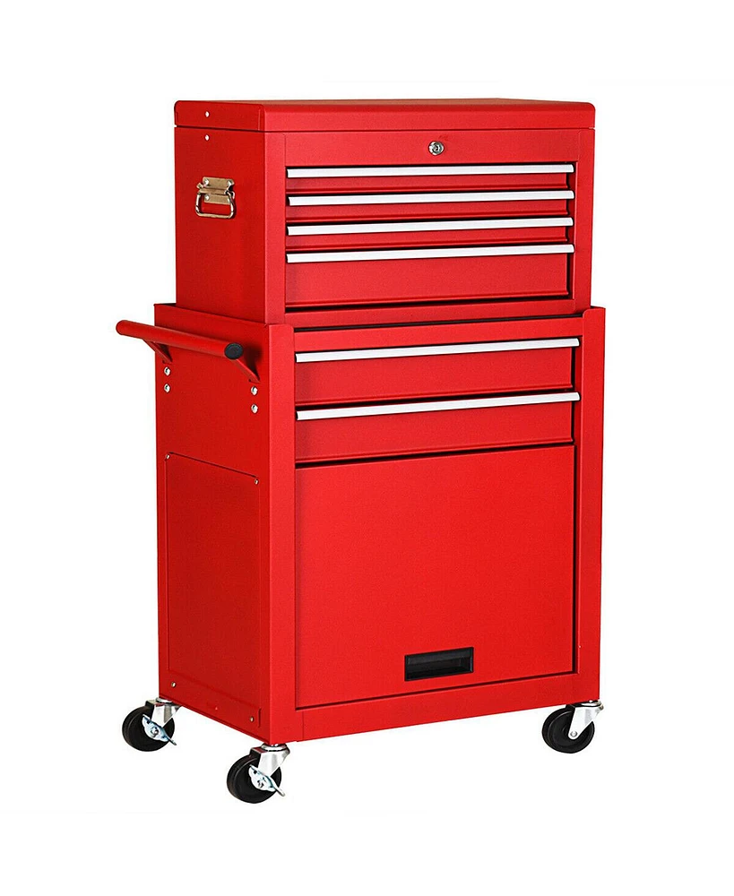 Rolling Cabinet Storage Chest Box Garage Toolbox