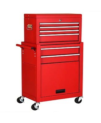 Rolling Cabinet Storage Chest Box Garage Toolbox