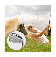 Wosofe Sand Wedge Golf Club Men's Golf Gap Sand Flop Wedge Milled Face for More Spin,50 Degree
