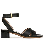 Franco Sarto Women's Noel Open Toe Block Heel Strappy Sandals