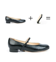 Alterre Women's Black Twiggy Customizable Ballet Flats