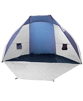 Tahoe Gear Cruz Bay Summer Sun Shelter and Beach Shade Tent Canopy (2 Pack)
