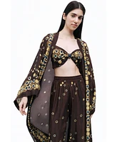 Nocturne Women's Flowing Lightweight Kimono