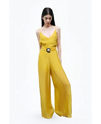 Nocturne Women's Metal Accessory Overalls