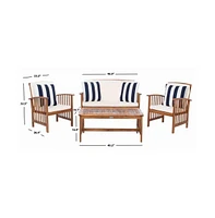 Rocklin 4 Pc Outdoor Set