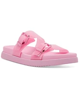 Dv Dolce Vita Women's Ubar Double Buckle Footbed Flat Sandals