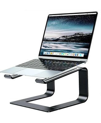 Laptop Stand for Desk Aluminum Computer Riser Holder Notebook Compatible with MacBook Air Pro, Dell, Hp, Lenovo Samsung, Alienw