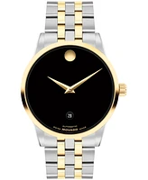 Movado Men's Museum Classic Swiss Automatic Stainless-Steel Yellow Pvd Watch, 40mm