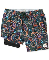 Scotch & Soda Men's Miami Ice Paisley Swim Trunks