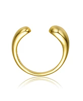 14K Gold Plated Modern Open Ring