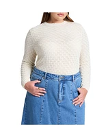 Eloquii Plus Crochet Sweater