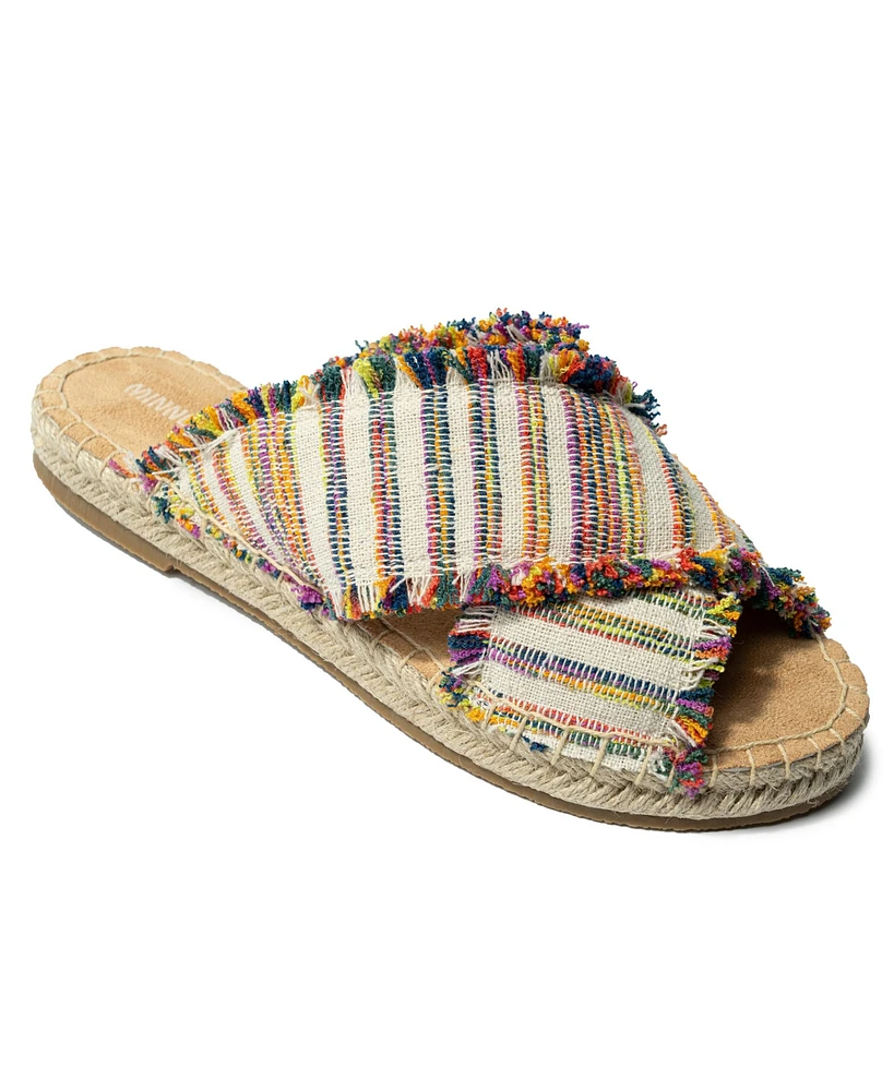 Minnetonka Women's Pepper Crossband Sandals