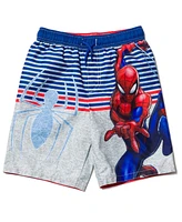 Spider-Man Toddler Boys Marvel Avengers Spidey and His Amazing Friends Upf 50+ Swim Trunks to