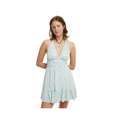 Cotton On Women's Danielle Halter Sundress