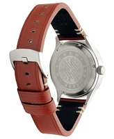 Avi-8 Men's Hawker Hurricane Kent Automatic Tan Leather Strap Watch, 43mm