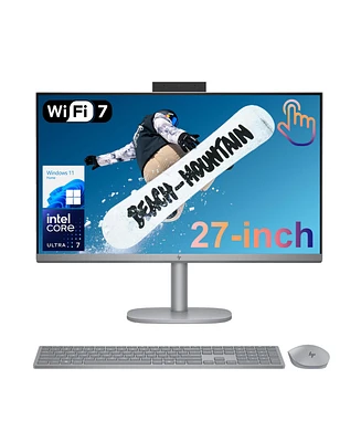Hp OmniStudio X 27" Daily All-in-One Intel Core Ultra 7 155H 16GB Ram Intel Arc Graphics 512GB Ssd Storage Windows 11 Home Fhd 60Hz - Silver