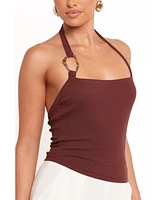 Petal and Pup Women's Yulissa Halter Knit Top