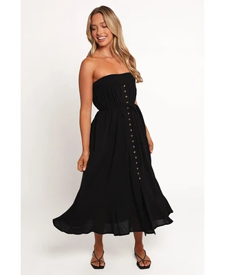 Petal and Pup Women's Nerea Midi Strapless Dress