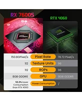 Asus Tuf 16 16" Gaming Traditional Laptop Amd Ryzen 7 7435HS 16GB Ram Amd Radeon Rx 7600S 512GB Ssd Storage Windows 11 Home Fhd+ 165Hz - Black