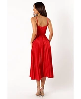 Petal and Pup Women's Naira Pleated Midi Dress