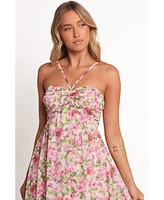 Petal and Pup Women's Cascade Halterneck Maxi Dress