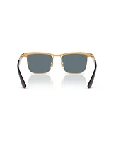 Ray-Ban Unisex Wayfarer Deluxe Polarized Sunglasses, RB3875