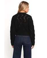 Petal and Pup Women's Birdie Tie Side Knit Sweater