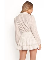 Petal and Pup Women's Charpelle Tiered Ruffle Mini Skirt