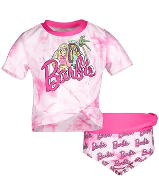 Barbie Girls Rash Guard and Bikini Bottom