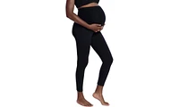 Motherhood Maternity Plus Size Essential Stretch Secret Fit Over the Belly Leggings