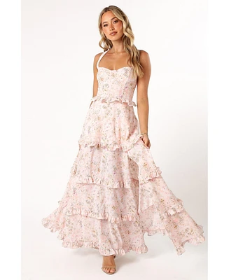 Petal and Pup Women's Lillee Tiered Maxi Dress
