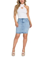 Guess Women's Yolanda High-Rise Denim Skirt