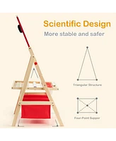 Sugift Flip-Over Double-Sided Kids Art Easel