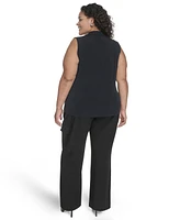Calvin Klein Plus Sleeveless V-Neck Top