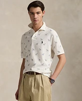 Polo Ralph Lauren Men's Classic-Fit Dog-Print Mesh Shirt