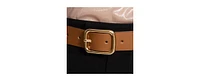 Steve Madden Lizard Polyurethane Buckle Belt