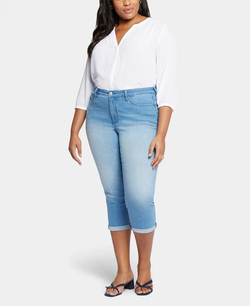 Nydj Plus Chloe Skinny Capri Jeans