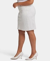 Nydj Plus High Waist Skirt