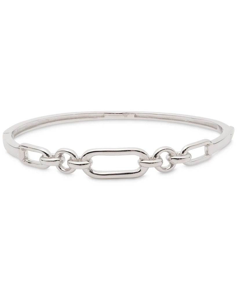 Lauren Ralph Lauren Sterling Silver Link Bangle Bracelet