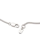 Lauren Ralph Lauren Sterling Silver Logo Script Link Bracelet