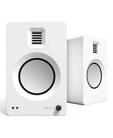 Kanto Tuk Premium Powered Speakers with SE6 Elevated Desktop Speaker Stands