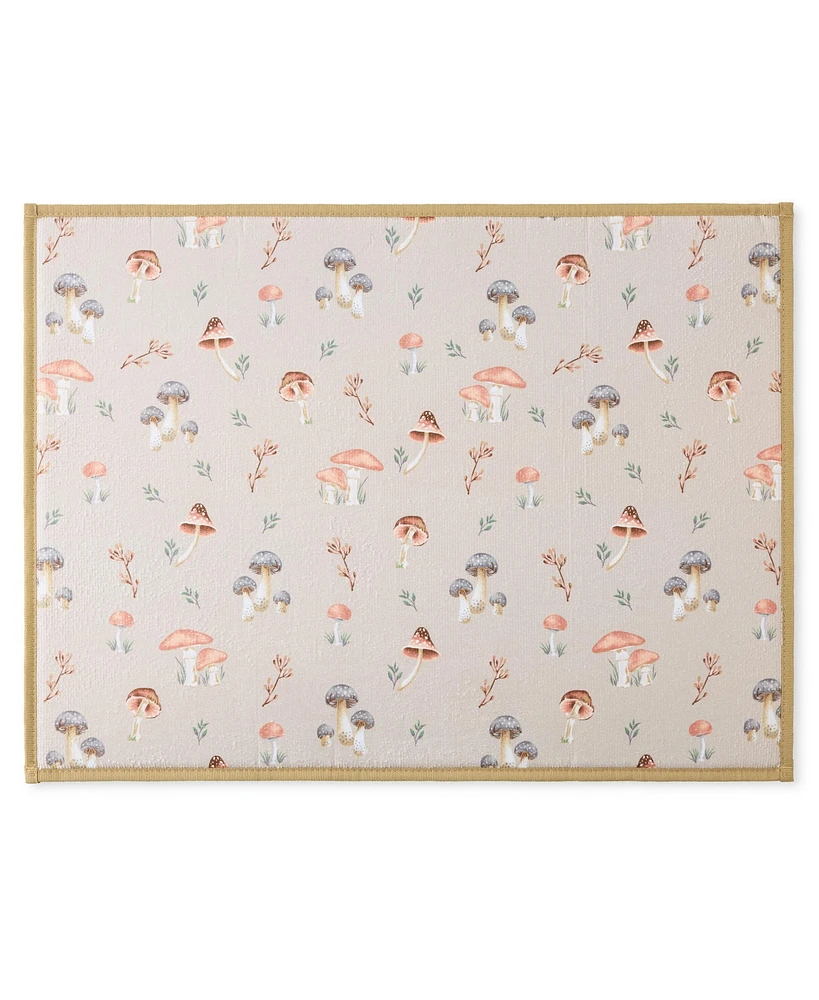 Fiesta Mushrooms Dish Drying Mat, 16" x 22"