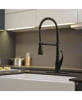 Single Handle Pull-Down Sprayer 3 Spray High Arc Pull Down Sprayer Kitchen Faucet