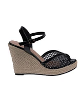 Gc Shoes Women's Mila Embellished Espadrille Wedge Sandals