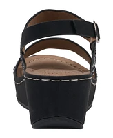 Gc Shoes Women's Alexia Embellished Wedge Sandals