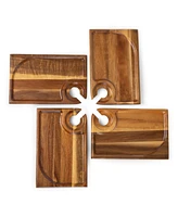 Toscana Rectangle Wine Appetizer Plates