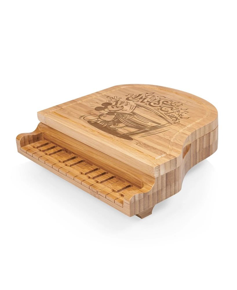 Toscana Disney Mickey Mouse Piano Cheese Cutting Board and Tools Set