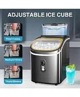 Cowsar 30Lbs/Day Home Portable Cube Ice Maker Includes Scoop and Basket