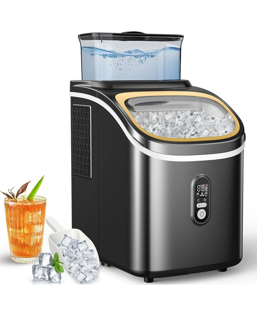 Cowsar 30Lbs/Day Home Portable Cube Ice Maker Includes Scoop and Basket