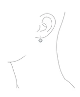 Bling Jewelry Deco Style Cz Baguette Lever back Drop Earrings Prom Sterling Silver